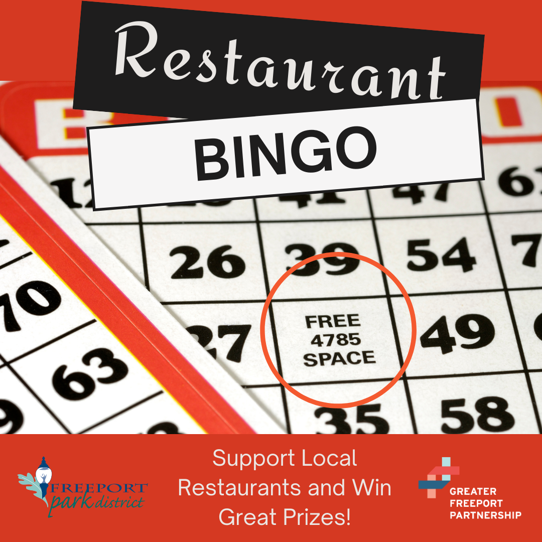 Restaurant Bingo Dine Local Win Prizes Greater Freeport Partnership