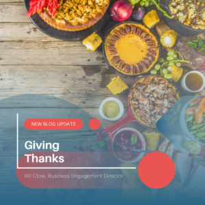 Giving Thanks blog update post